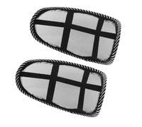 JECOMPRIS Lot de 2 Oreillers Cervicaux Confortables pour Voiture Appui-Tête en Maille Respirante Mini Format Support Cervical de Voyage Coussin Ergonomique et Frais pour Siège