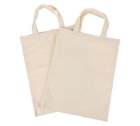 JECOMPRIS Lot de 2 Paquet à Vin en Toile Beige, Pliables et Portables, Capacité pour 2 Bouteilles, Dimensions 35x28 Cm, pour Coffret Présent et Transport Élégant