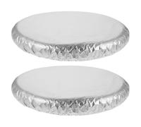 JECOMPRIS Lot de 2 Pare-Soleil Universels pour Volant de Voiture, Housse Isolante Thermique en Aluminium, Couvre-Volant Anti-UV et Résistant la Chaleur, Protection Estivale pour Intérieur