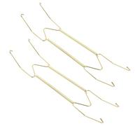 JECOMPRIS Lot de 2 Porte-assiettes Muraux Invisibles en Métal W 30 Cm, Supports Réglables Ressort pour Présentation et Exposition Murale D’assiettes Décoratives, Rangement la Cuisine