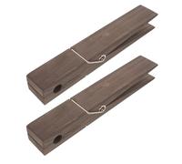 JECOMPRIS Lot de 2 Porte-Serviettes en Bois 30X4X5 CM Pinces à Linge Géantes Crochets Muraux Rustiques pour Salle de Bain et Buanderie Porte-Serviettes de Multifonction pour Suspendre