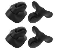 JECOMPRIS Lot de 2 roulettes Pivotantes Universelles pour Valise, Silencieuses, Grandes Dimensions, en Plastique Noir, Kit de Remplacement pour Roues Valise, Accessoires Voyage Pratiques