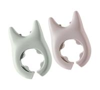JECOMPRIS Lot de 2 Supports Repose-cuillère Multifonction en Silicone Coloré, Dispositif Anti-débordement pour Couvercle de Casserole, Porte-ustensiles Cuisine Pratique et Couleur Aléatoire
