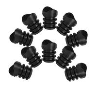 JECOMPRIS Lot de 20 Manchons pour Roulettes de Meubles en Plastique Résistant, Inserts Filetés M6, Embouts de Tige Pivotante, Protection des Sols pour Chaise et Mobilier Intérieur