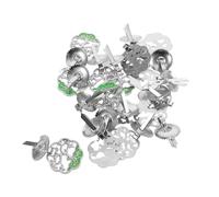 JECOMPRIS Lot de 20 Mini Poignées de Tiroir Métalliques Vintage d'Arbre de Vie Anneaux Ajourés 5 CM Poignées Décoratives pour Boîtes à Bijoux et Meubles en Bois Accessoires de Bricolage