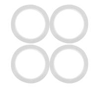 JECOMPRIS Lot de 4 Autocollants pour Touche de Violon en Pvc 3 Mm Blanc, Rubans Adhésifs pour Manche, Guides pour Doigts, Accessoires Débutants pour Instruments à Cordes, Entraînement