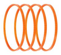 JECOMPRIS Lot de 4 Courroies de Rechange pour Machine à Barbe à Papa Électrique, Accessoires pour Réparation, Plastiques Robustes, Compatibles Machines Commerciales et Domestiques,