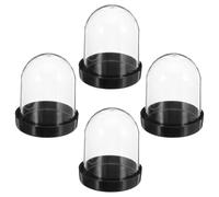JECOMPRIS Lot de 4 Dômes Transparents en Plastique pour Micro-Paysages Cloches Sphériques Anti-Poussière pour Présentation Artisanale et Décoration de Fleur DIY Protection Légère pour