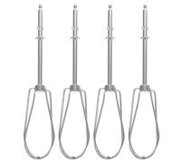 JECOMPRIS Lot de 4 Fouets de Rechange pour Batteur Électrique, Accessoire Fouet à Œufs, Outil de Cuisine pour Mélanger, Fouetter Et Remuer, Couleur Argent