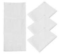 JECOMPRIS Lot de 5 Paquet d'emballage Tissés Étanches 30x60 Cm, Polypropylène Résistant, Blanc Revêtement Filmé, Paquet de Lestage pour Protection Anti-inondation et Usage Extérieur