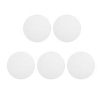 JECOMPRIS Lot de 5 Tapis de Vapeur Ronds en Silicone Blanc Réutilisables Multifonctionnels pour Cuisson Vapeur Douce de Plats Chinois Traditionnels