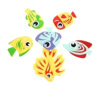 JECOMPRIS Lot de 6 Jouets de Piscine de Poissons Colorés Jouets de Plongée pour Garçon et Filles Jeu D’été pour Tout-Petits Ludiques pour Entraînement la Natation