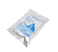 JECOMPRIS Lot de 6 Moufles de Nettoyage et Massage pour Chats et Chiens, Tissu Non Tissé Doux, Élimination des Poils Morts, Accessoire Toilettage Pratique pour Animaux de Compagnie, Usage