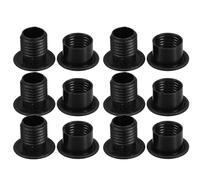 JECOMPRIS Lot de 6 Roulements en Plastique Noir pour Foot 0,7 Mètre, Bagues de Rechange pour Porteuses de Ballon, Accessoires de Mini Foot Compatibles Tables de Football de Table