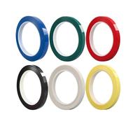 JECOMPRIS Lot de 6 Rubans Adhésifs Colorés Pvc pour Violon et Violoncelle, Autocollants Guide de Manche Multicolores, pour Apprentissage des Positions des Doigts, Accessoires Musicien