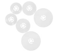 JECOMPRIS Lot de 6 Set de Capuchons de Bobine en Plastique pour Machine à Coudre, 3 Tailles, Compatible Brother, Accessoires de Remplacement pour Couture et Broderie, Kit Pratique