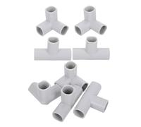 JECOMPRIS Lot de 8 Connecteurs en Plastique pour Parc Bébé, 4 de T 4 de Triangle, Accessoires de Renforcement pour Barrière de Sécurité Garçon et Filles, Compatibles Parcs D’intérieur,