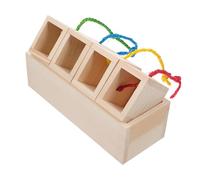 JECOMPRIS Mâcher pour Oiseaux Boîte de Recherche de Nourriture Suspendue, Matériau Synthétique, Éducatif pour Perroquets la Cage