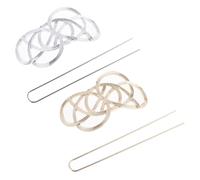 JECOMPRIS Manchette Élégante Vintage pour et Forme Cheveux en 2pcs Alliage Géométrique Lisse Toucher, pour Mariages Danses