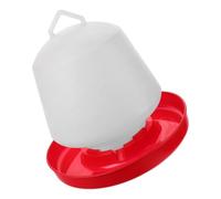 JECOMPRIS Mangeoire pour Poulets en Plastique Blanc Résistante la Pression Protection Solaire, Bac d'alimentation de Auge pour Usage Extérieur
