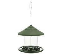 JECOMPRIS Mangeoire Suspendue pour Oiseaux D’extérieur en Matériau Résistant Support Pratique, Récipient pour Graines, pour Balcon et Jardin, Distributeur Nourriture Solide