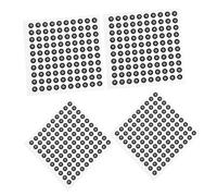 JECOMPRIS Marqueurs de Référence à Réflexion Diffuse pour Scanner 3D, 200 Points Autocollants 3mm/6mm, Accessoires de Numérisation Optique pour Mesure et Suivi Précis, Usage Industriel et Recherche