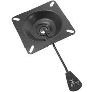 JECOMPRIS Mécanisme de Siège Inclinable Réglable Pied Pivotant de Chaise en Métal Noir Accessoires pour Chaise D'ordinateur Châssis Pivotant Robuste 6.50x6.50x1.38 Pouces