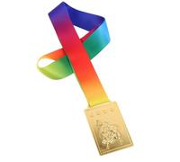 JECOMPRIS Médaille de Judo en Alliage de Zinc Dorée Médaille Sportive Carrée pour Compétition et Récompense Scolaire Ruban Arts Martiaux Garçon et Filles et Élèves Prix Solide et Polyvalent