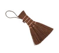 JECOMPRIS Mini Balai de Nettoyage en Palmier Marron Corde Pratique, Balayette de Table Résistante et Maniable pour Cérémonie de Thé ou Usage Domestique