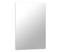 JECOMPRIS Miroir Magnétique Rectangulaire en Acrylique Incassable Petit Miroir pour Bureau et Salle de Bain Accessoire Amovible pour Casier Scolaire Surface Douce Facile à Nettoyer pour
