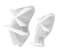 JECOMPRIS Moule à Bougie en Silicone de Poisson 3d pour Fabrication de Bougies Parfumées et Savons, Lot de 2 Tailles, Moules Flexibles pour Artisanat Diy, Résistant et Facile à Démouler