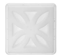 JECOMPRIS Moule à briques Concrete Breeze : Moule en plastique 35 cm x 35 cm x 7,5 cm pour coffrages béton, utilisé dans les constructions architecturales et pour la stabilité structurelle