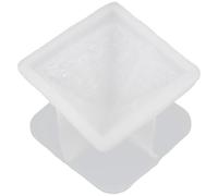 JECOMPRIS Moule Pyramidal en Silicone Flexible pour Coulée Résine Époxy, Moule Décoratif 3D pour Fabrication Artisanale, Dimensions pour Ornement Pyramide DIY, Résistant à L’Usure