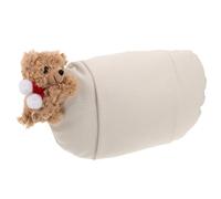 JECOMPRIS Oreiller Cervical de Voiture Ergonomique Blanc avec Coussins Respirants Support Appui-Tête pour Adultes Oreiller de Voyage Polyvalent pour Longues Distances et Bureau