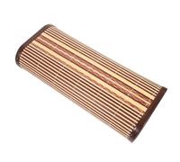 JECOMPRIS Oreiller Lombaire en Bambou Tressé Respirant pour Sauna et Hammam, Coussin Rafraîchissant Anti-Transpiration pour Personnes Âgées, Oreiller Ergonomique pour Sommeil Confortable