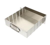 JECOMPRIS Outils Fabrication de Nougat Moule à Gâteau Rectangulaire, Surface Lisse Antiadhésive pour Démoulage Facile, Adapté aux Préparations Sucrées pour Fêtes et Rassemblements