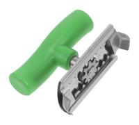 JECOMPRIS Ouvre-Bouteilles Manuel Multifonction en Acier Inoxydable Ouvre-Bocal Vert Ergonomique pour Mains Faibles Accessoire la Cuisine Portable pour Seniors et Usage Quotidien