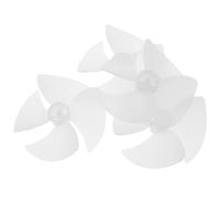 JECOMPRIS Pales de Ventilateur de Remplacement pour Micro-Ondes 4 Pièces 108 CM en Plastique Haute Résistance Hélice de Refroidissement Moteur Silencieuse Accessoires Compatibles pour