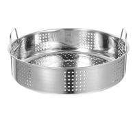 JECOMPRIS Panier À Vapeur Inox 9.84 Pouces Avec Poignées Grille Multi-Évents Pour Cuisson Vapeur Rapide Boulettes Petits Pains Légumes Cuisine Maison
