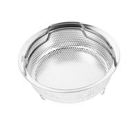 JECOMPRIS Panier de Cuisson Acier Inoxydable avec Poignées Égouttoir Multifonction pour Légumes Fruits et Riz Panier à Vapeur pour Autocuiseurs Acier Inoxydable Renforcé et