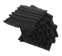 JECOMPRIS Panneaux Acoustiques Mousse 6 Pièces Autocollants 30X30X2,5Cm Absorbants pour Isolation Sonore en Studios de Musique et Ktv