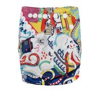 JECOMPRIS Pantalon D'apprentissage Bébé Imperméable et Respirant, Couche Réglable en Pul Lavable, Culotte Entraînement Anti-fuite Propreté