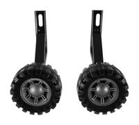 JECOMPRIS Paquet de 2 Roues Stabilisatrices pour Vélo Garçon et Filles 16 Pouces Accessoires Universels Noirs pour Apprentissage Sécurisé Petites Roues D’entraînement Robustes Adaptées