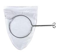 JECOMPRIS Paquet Filtrant en Maille Ultra-Fine Réutilisable Poignée et Anneau Acier Taille Petite Standard pour Filtration Lait Végétal Café et Préparations Culinaires - Ustensile la