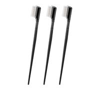 JECOMPRIS Peigne à Cils 3 Pièces en Acier Inoxydable à Dents Fines Outil de Soin des Cils Pratique et Pliable Petit Peigne de Beauté pour Maquillage Précis