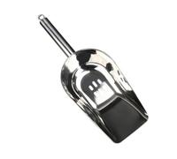 JECOMPRIS Pelle à Glace en Acier Inoxydable Moyenne avec Filtre, Cuillère Utilitaire Multifonction pour Glaçons, Bonbons, Céréales et Aliments Secs, Ustensile Cuisine Antirouille pour Bar