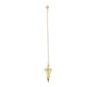 JECOMPRIS Pendentif Divinatoire Métal Creux Spirale Bijou Unisexe Élégant Accessoire de Rue Sûr et Délicat Orné un Pendentif Fin et Original