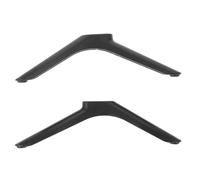 JECOMPRIS Pied de Table Antidérapant pour TV 32 Pouces Support de Remplacement avec Vis Base Robuste Noire avec 4 Patins Socle Compatible pour Smart TV Salon et Chambre