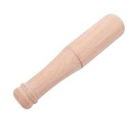 JECOMPRIS Pilon Manuel en Bois Massif de 17 Cm Presse-ail Cuisine pour Broyer Ail et Épices Tige de Broyeur Résistante et Hygiénique Outil Polyvalent Cuisine