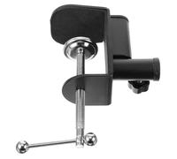 JECOMPRIS Pince de Table pour Micro, Pince de Montage pour Table, Support de Bureau en Métal et Plastique Noir, Stable, Portable, pour Téléphone et Diffusion en Direct